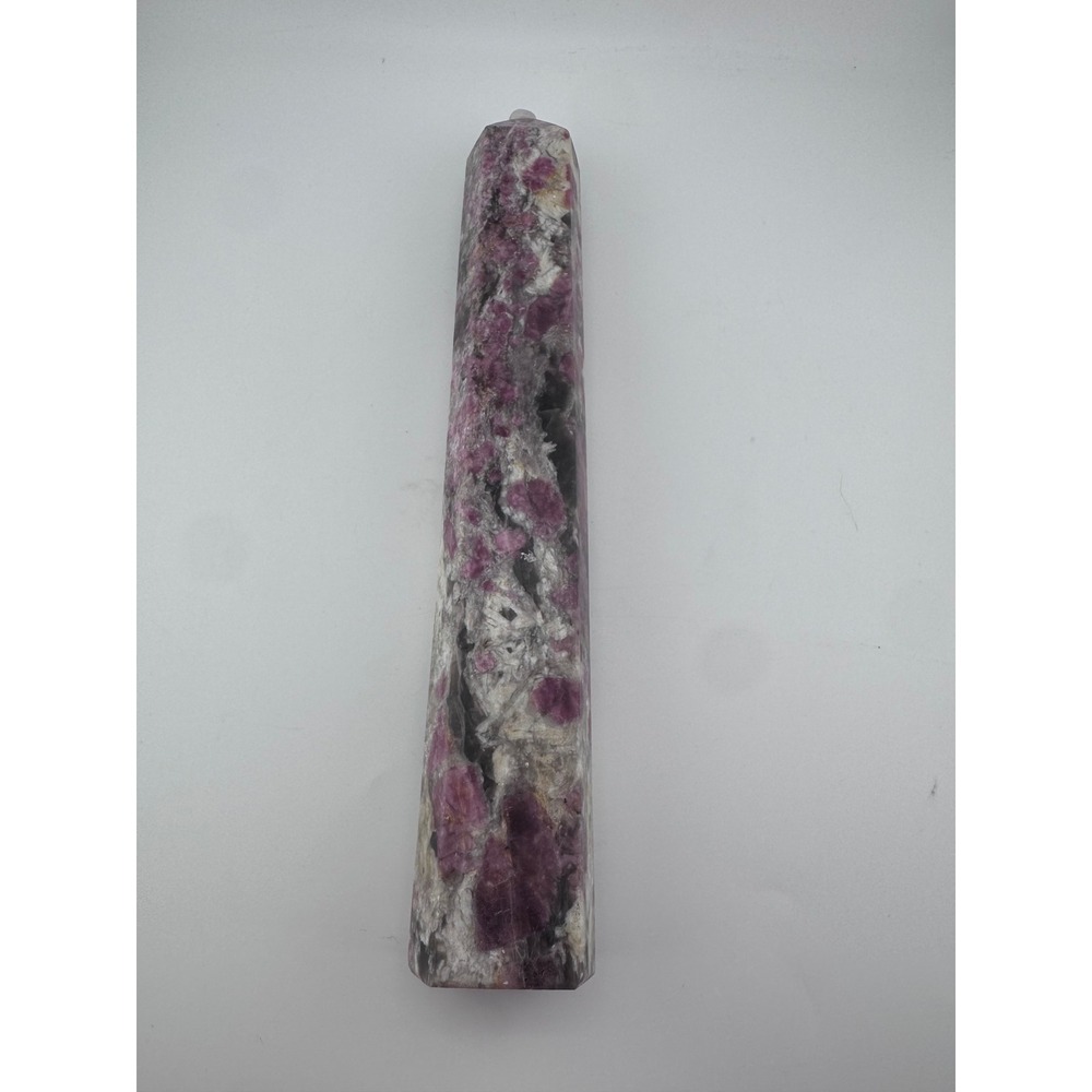 Large Pink Plum Tourmaline Crystal Tower